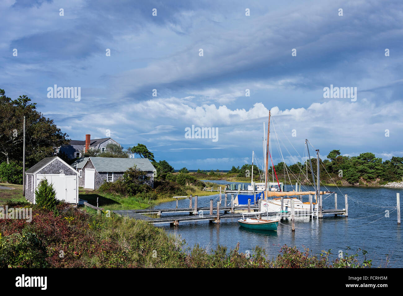 Hearthaven, Oak Bluffs, Martha's Vineyard, Massachusetts, USA Stockfoto