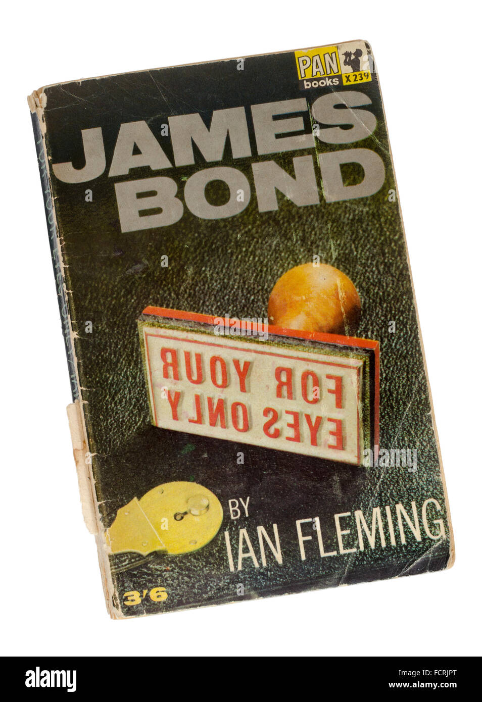 James Bond, für Ihre Augen nur Taschenbuch von Autor Ian Fleming Stockfoto