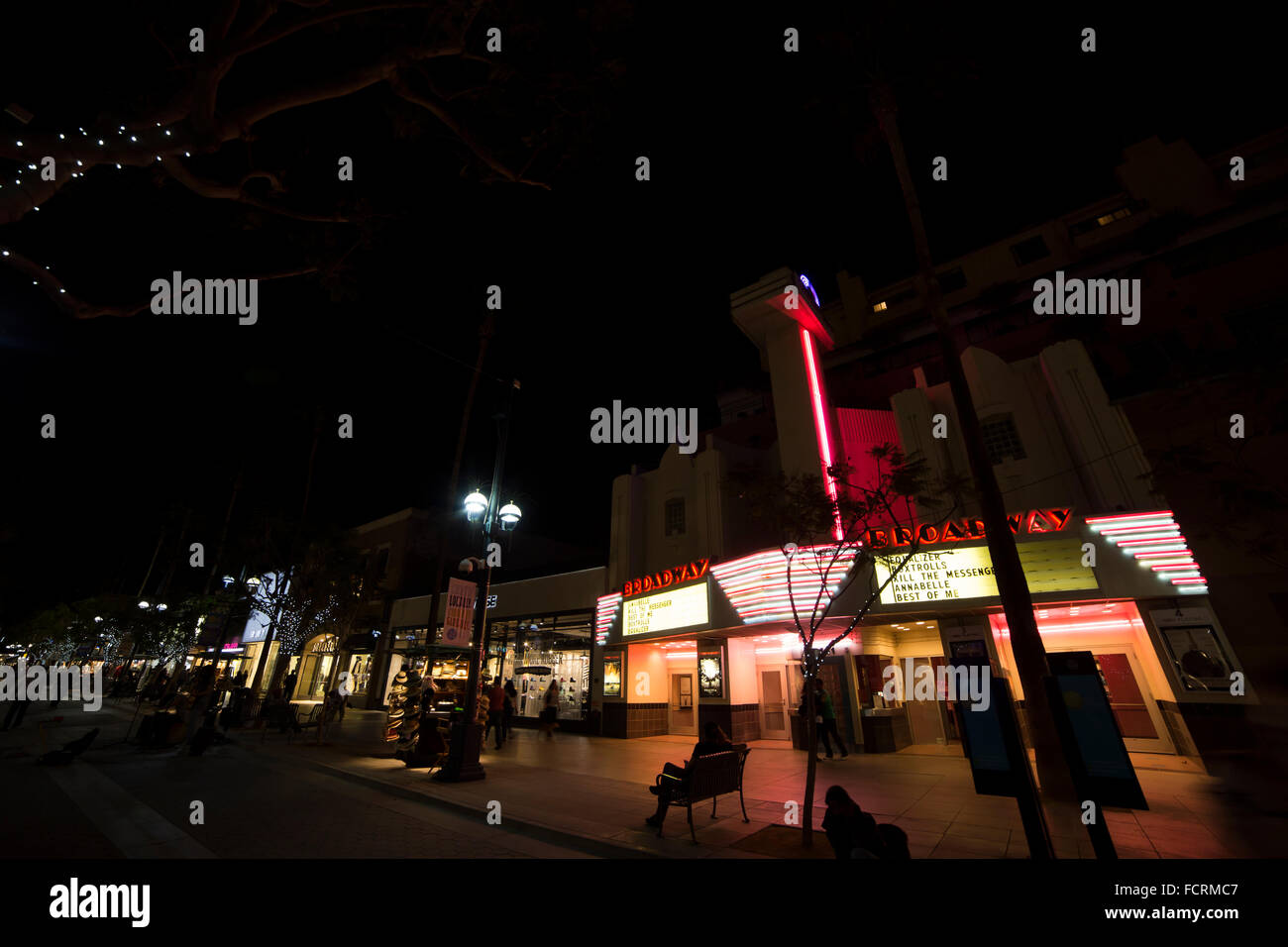 AMC Loews Broadway Theater in Santa Monica, Kalifornien Stockfoto