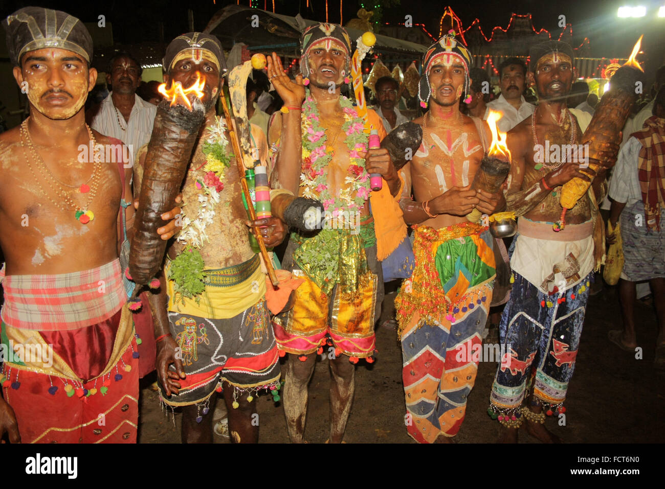 Chithirai Thiruvizha hinduistische Festival Madurai Indien Stockfoto