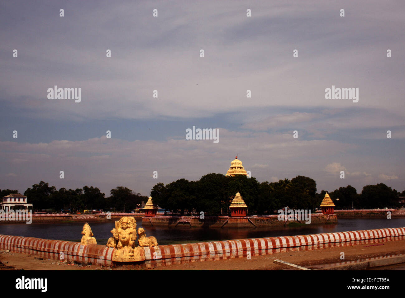 Vandiyur Mariamman-Teppakulam, Madura, Tamil nadu Stockfoto