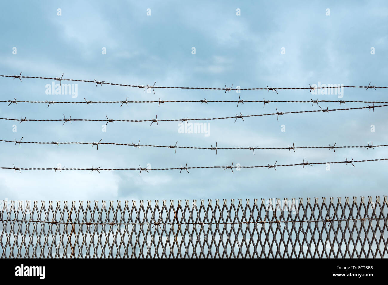 An die ehemalige innerdeutsche Grenze in Deutschland Stockfoto