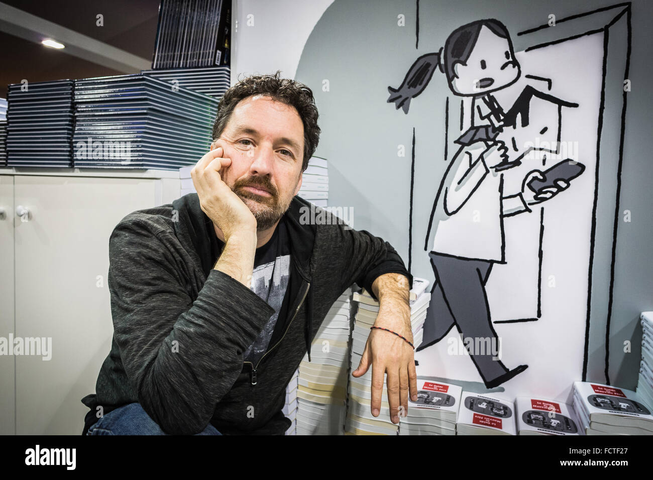 Angoulême (Südwesten Frankreichs), am 2015/01/29: der 42. Internationalen Comic-Festival Angouleme Stockfoto
