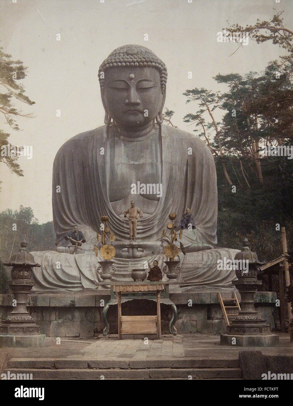 Kusakabe Kimbei - Enoshima eine wunderschöne Insel vor Japan kamakura Stockfoto