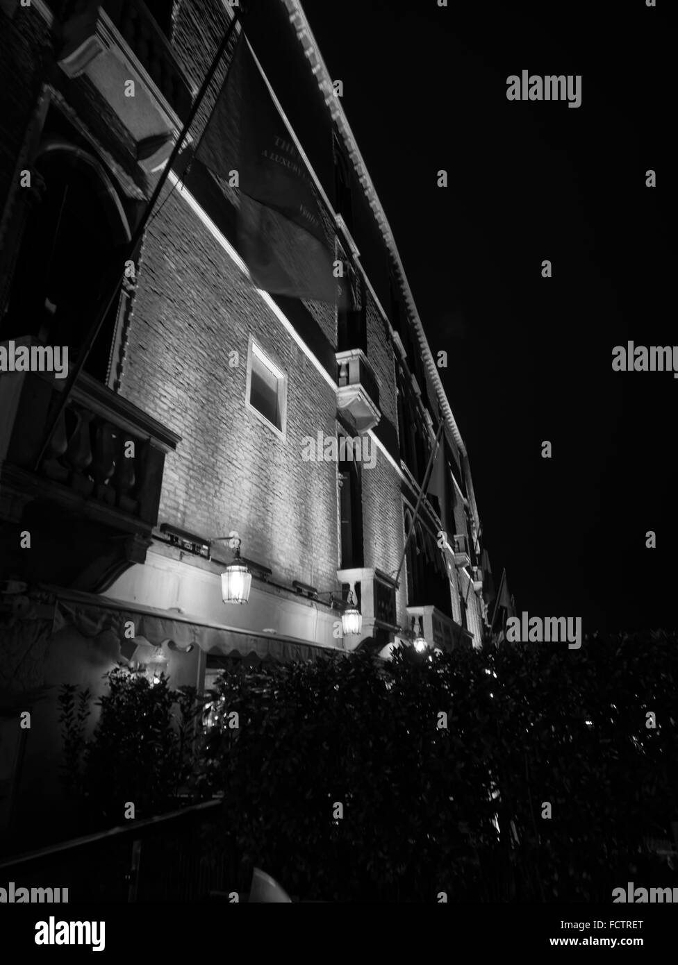 Venedig bei Nacht - Italien Stockfoto