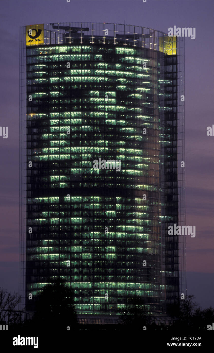 DEU, Deutschland, Bonn, Posttower der Deutschen Post AG.  DEU, Deutschland, Bonn, der Posttower der Deutschen Post AG. Stockfoto