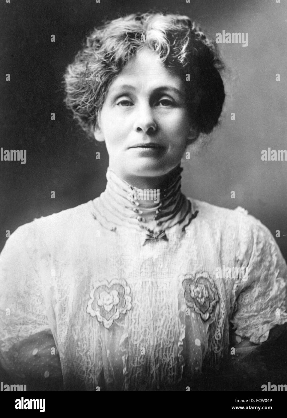 EMMELINE PANKHURST (1858-1928) Womens Rechte Mitkämpfer um 1914 Stockfoto