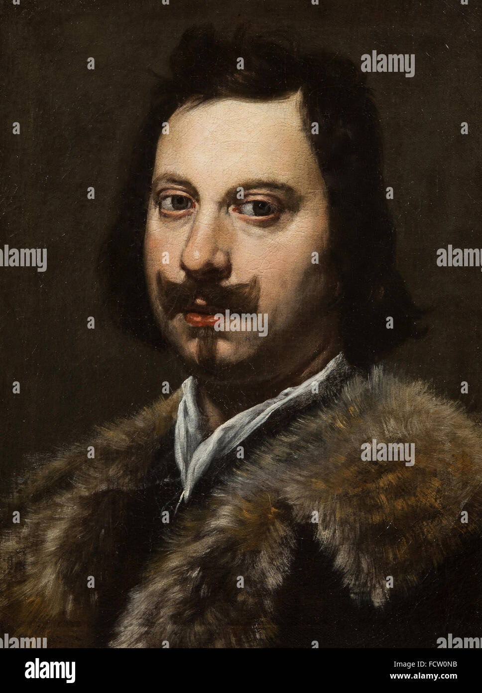 EVANGELISTA TORRICELLI (1608-1647) italienischen Mathematiker und Physiker, gemalt von Lorenzo Lippi etwa 1647 Stockfoto