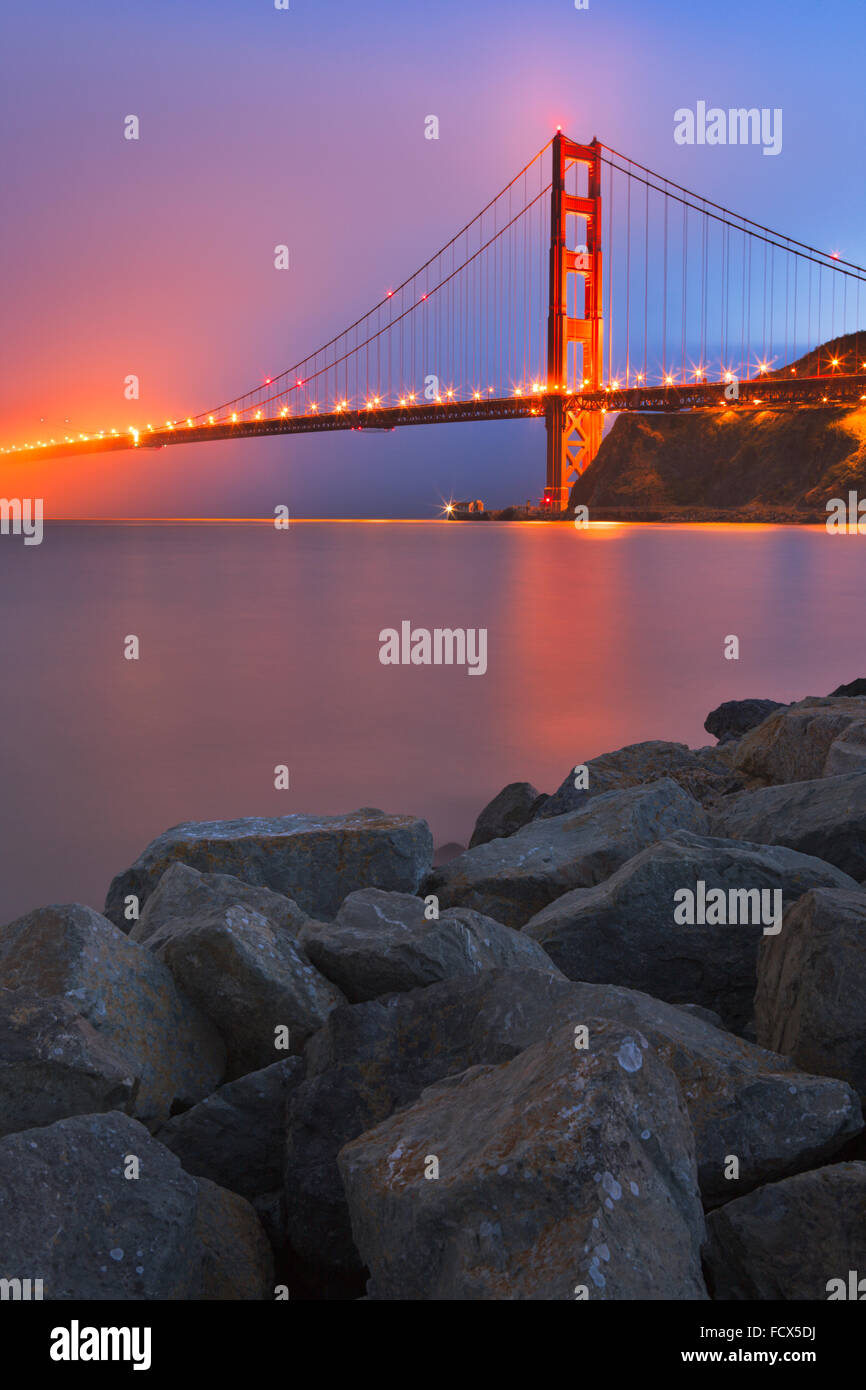 Golden Gate Bridge, Kalifornien, San Francisco Stockfoto