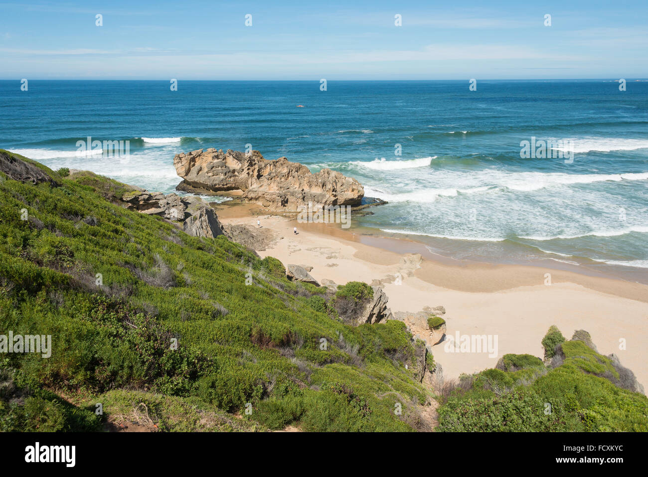 Küste Strand auf der Garden Route, Brenton on Sea, Eden District Municipality, Provinz Western Cape, Südafrika Stockfoto