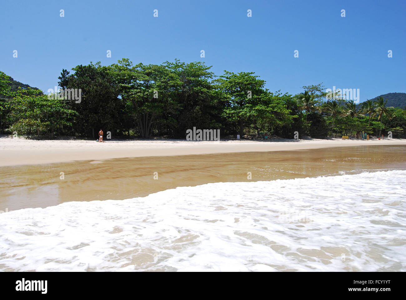 Ilha Grande Island: Strand Praia Lopes Mendes, Bundesstaat Rio De Janeiro, Brasilien-Südamerika Stockfoto