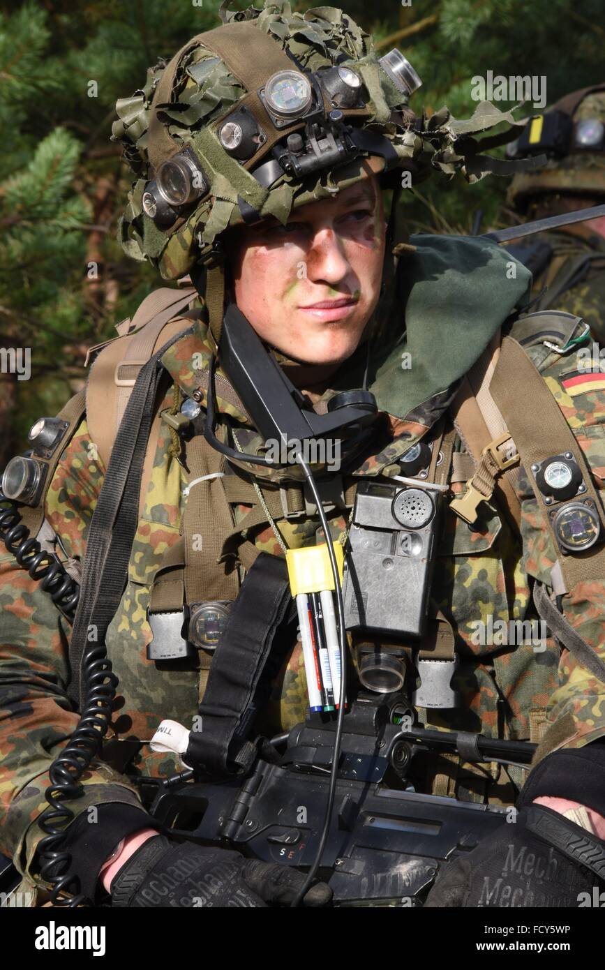 Leichte Infanterie Soldaten der 3. Kompanie, 1. InfanterieBataillon