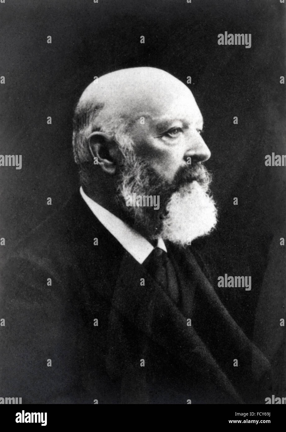 Porträt von Adolf von Baeyer 1835 1917 Chemiker Stockfoto