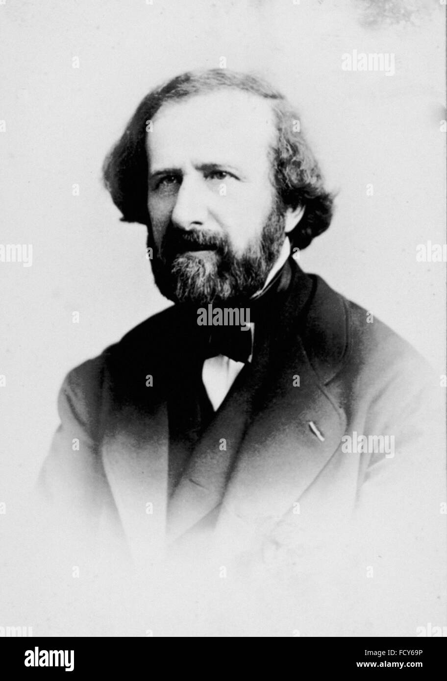 Porträt von Armande Hippolyte Louis Fizeau 1819 1896 Physiker Stockfoto