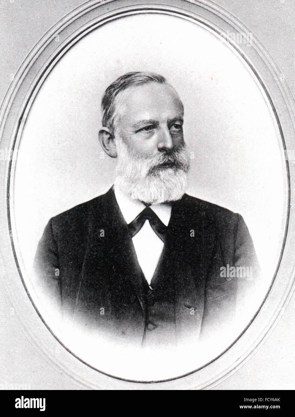 Porträt von Lothar Meyer 1830 1895 Chemiker Stockfoto