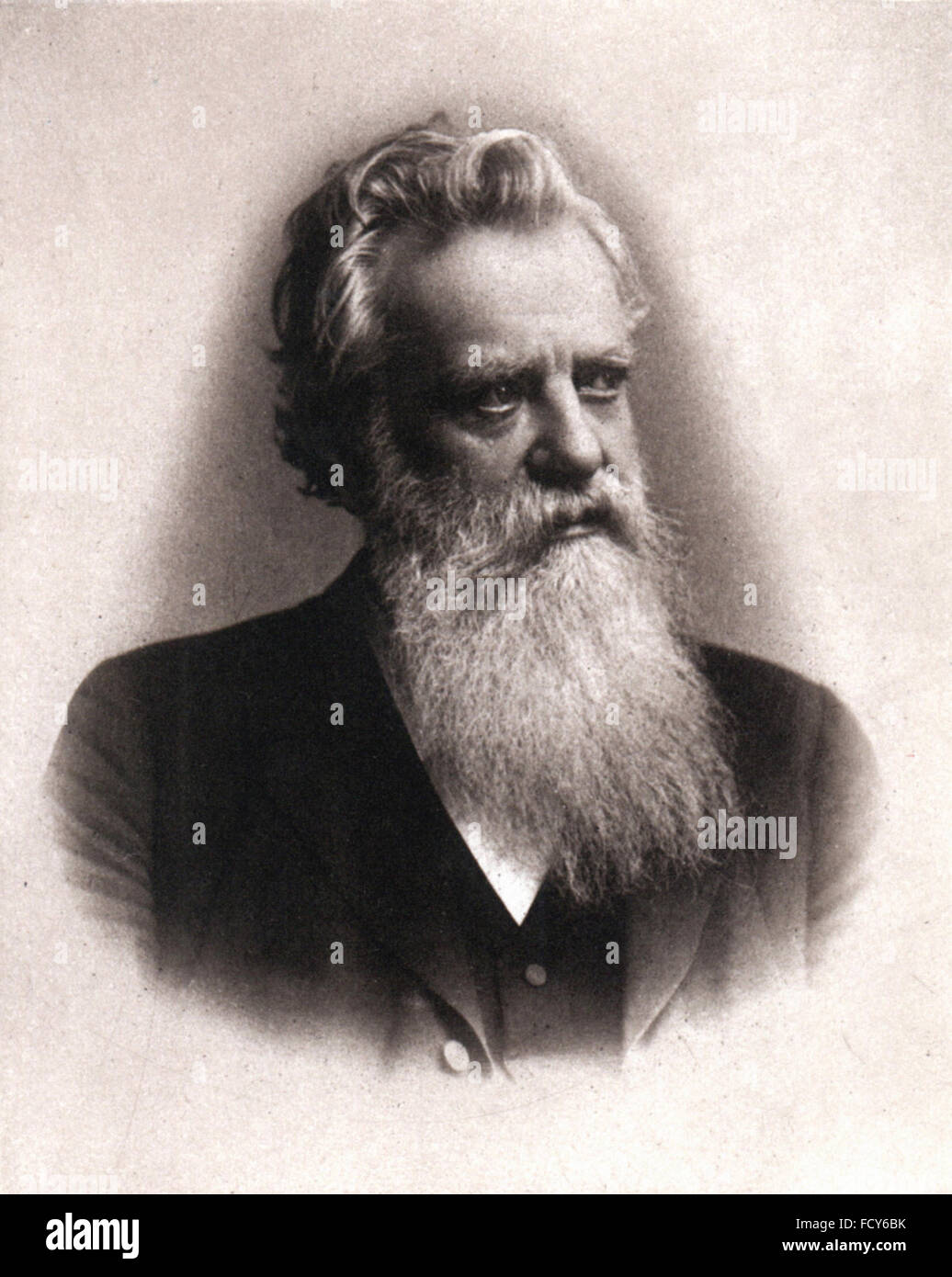 Porträt von Carl Bernhard Wilhelm Scheibler 1827 1899 Chemiker Stockfoto