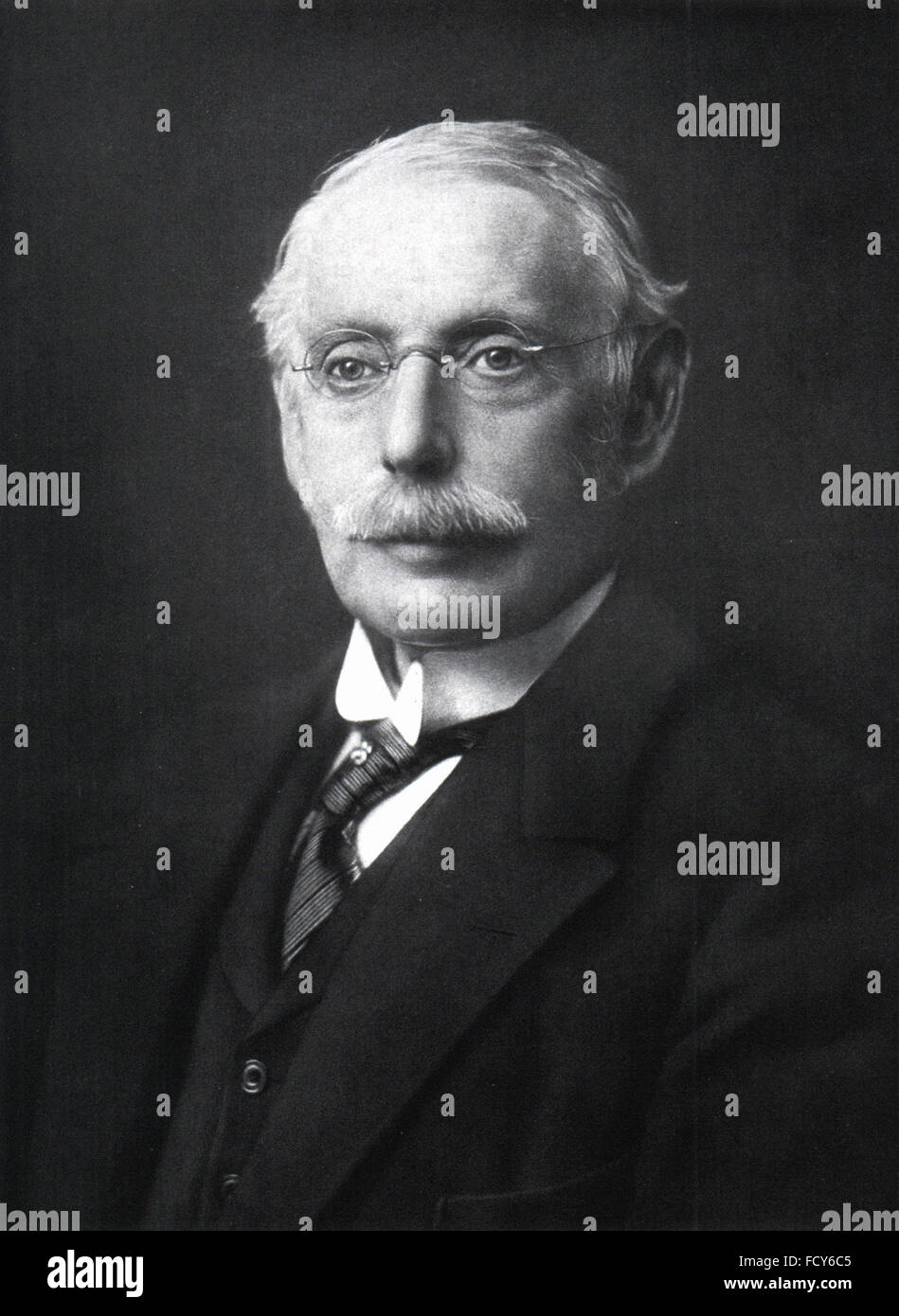 Porträt von Charles Parsons 1854 1931 Ingenieur Stockfoto
