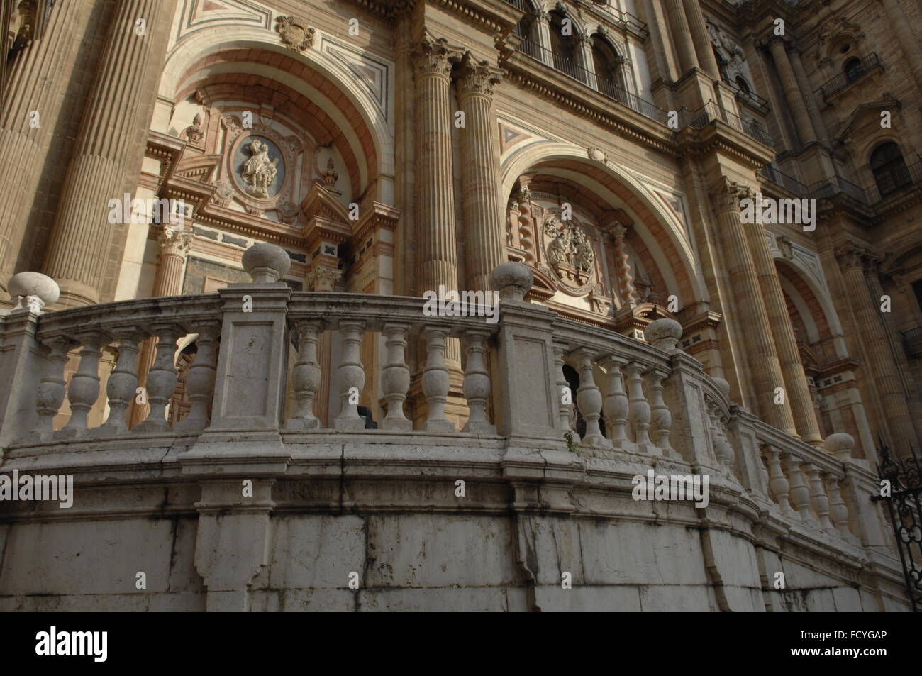 Die Kathedrale der Menschwerdung und der Dom-Museum. Oft als "La Manquita" Bedeutung "einarmige Dame", Malaga, Kosten Stockfoto