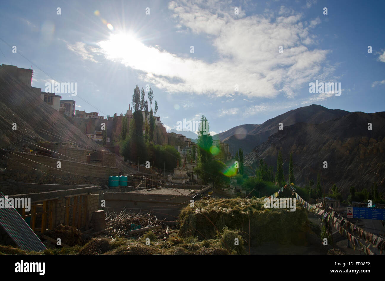 Srinagar zu Leh Highway Stockfoto