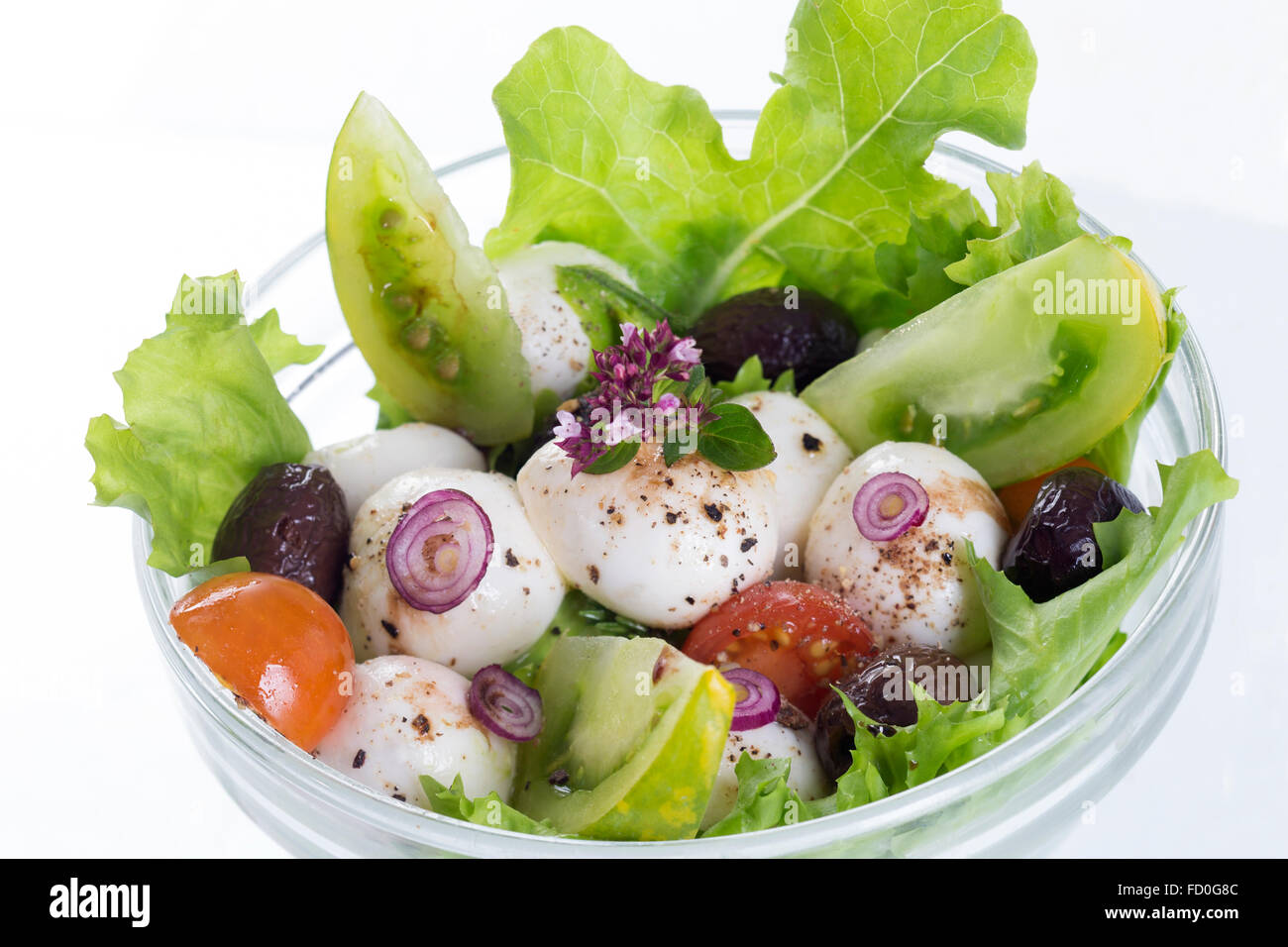 Caprese-Salat Stockfoto