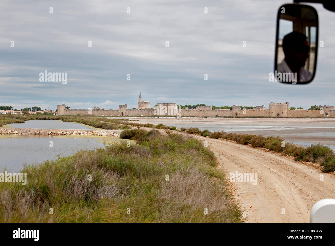 Aigues Mortes, Nimes, Gard, Languedoc Roussillon, Frankreich, horizontal Stockfoto