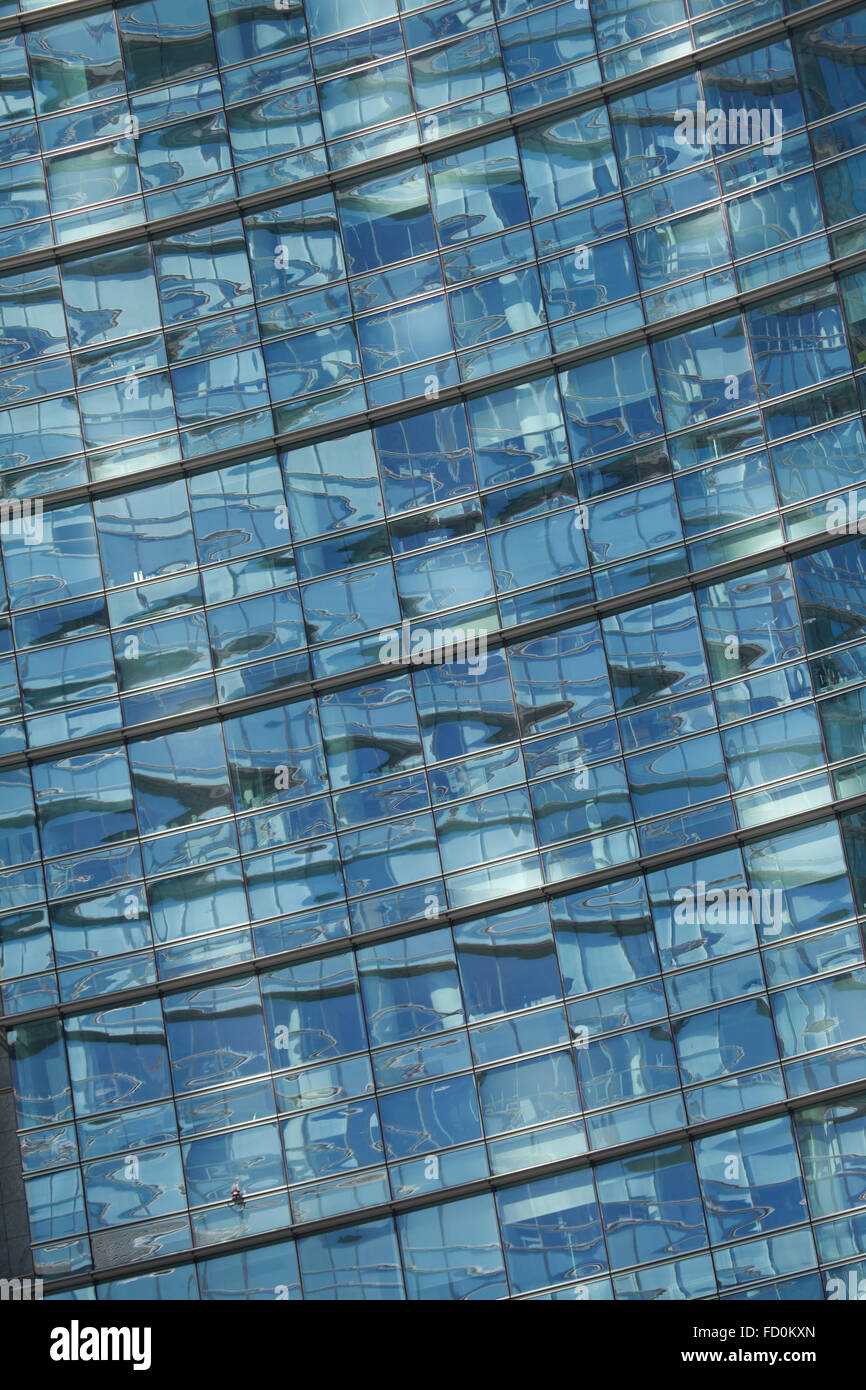 UniCredit Tower entworfen vom Architekten Cesar Pelli im Stadtteil Porta Nuova in Mailand, Lombardei, Italien. Stockfoto