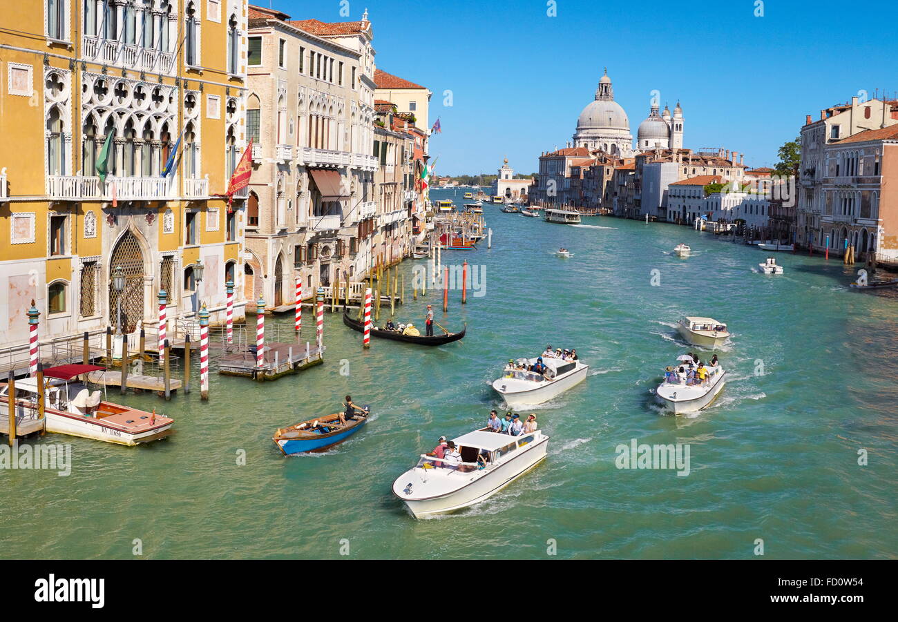 Stadtbild von Venedig, Canale Grande, Italien Stockfoto