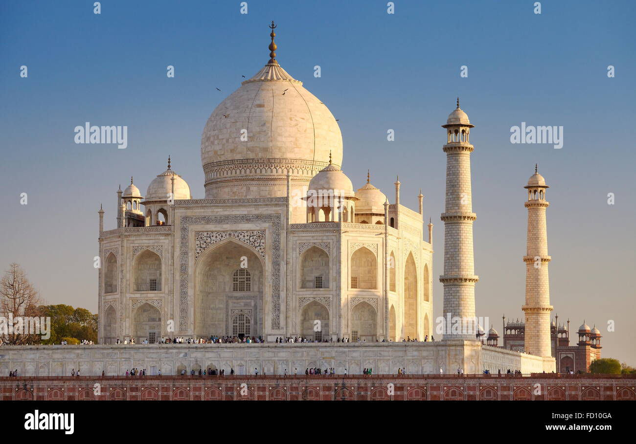 Taj Mahal - Agra, Uttar Pradesh, Indien Stockfoto