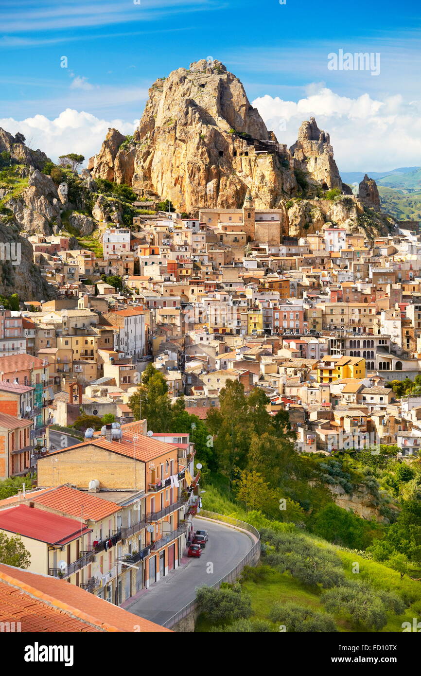 Gagliano Castelferrato, Provinz Enna, Sizilien, Italien Stockfoto