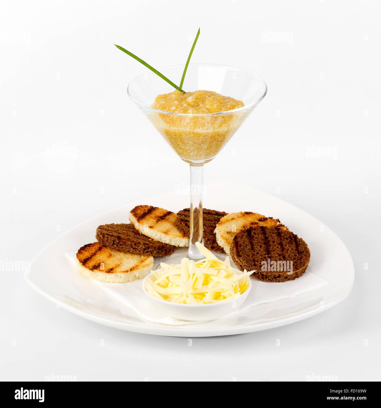Hecht Kaviar mit Toast, Toast und butter Stockfoto Hecht Kaviar mit Toast, Toast und butter Stockfoto