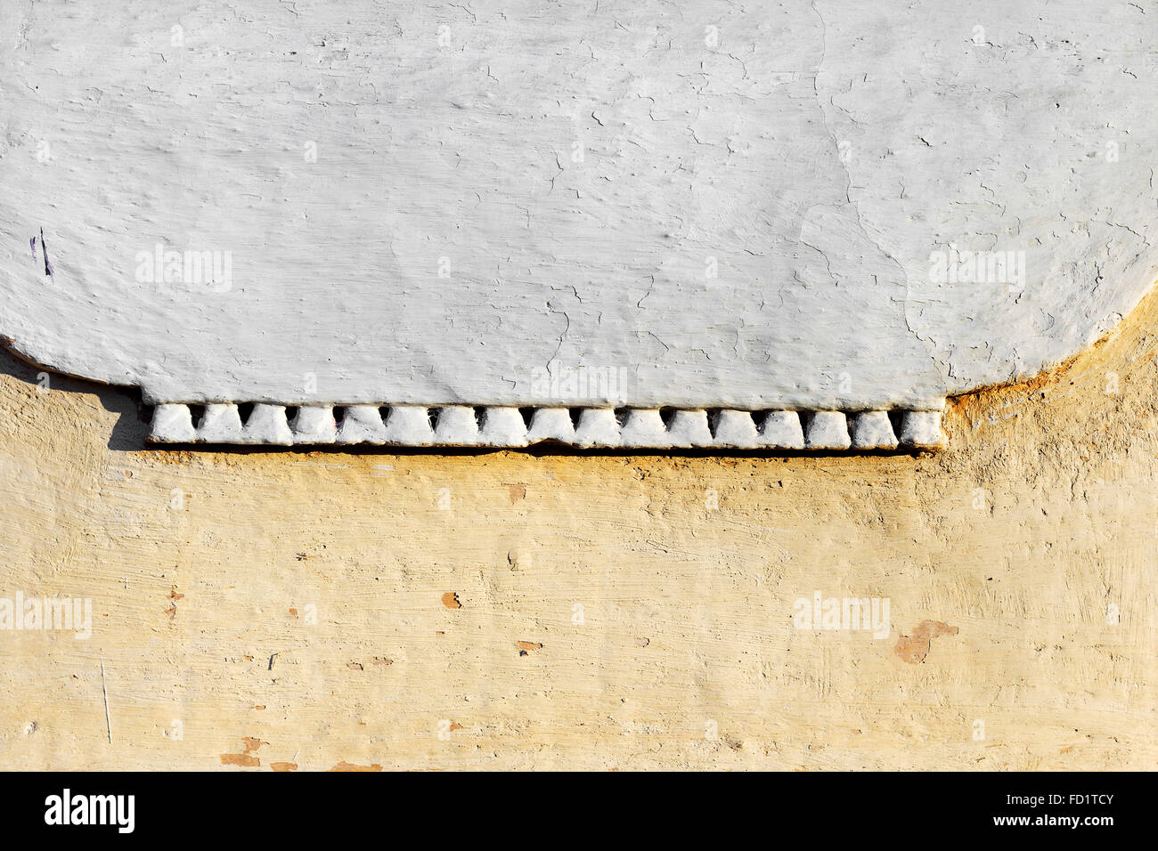 Abstrakte Beton, Risse und Kratzer überstanden. Landschaftsstil. Grunge Betonoberfläche. Große Hintergrund oder Textur. Stockfoto