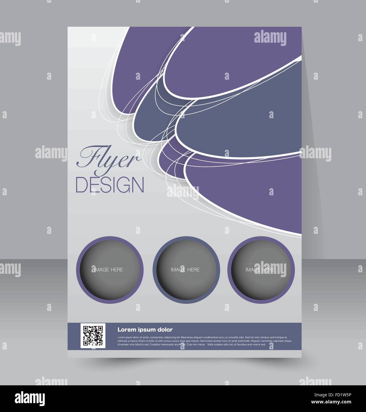 Flyer Design Vorlage Deckblatt Fur Jahresbericht Broschure Hintergrund Stock Vektorgrafik Alamy