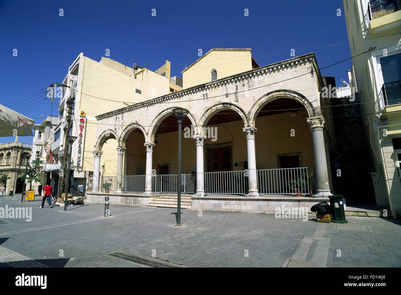 Griechenland, Kreta, Heraklion, Markusdom, städtische Galerie (entweihte Kirche) Stockfoto