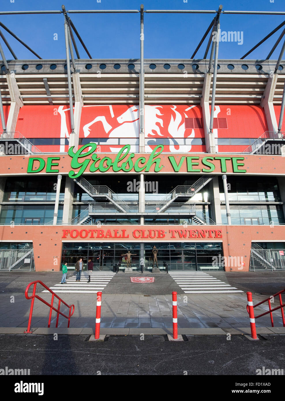 Haupteingang des Fußball-Stadion des Fußballclubs FC Twente Stockfoto