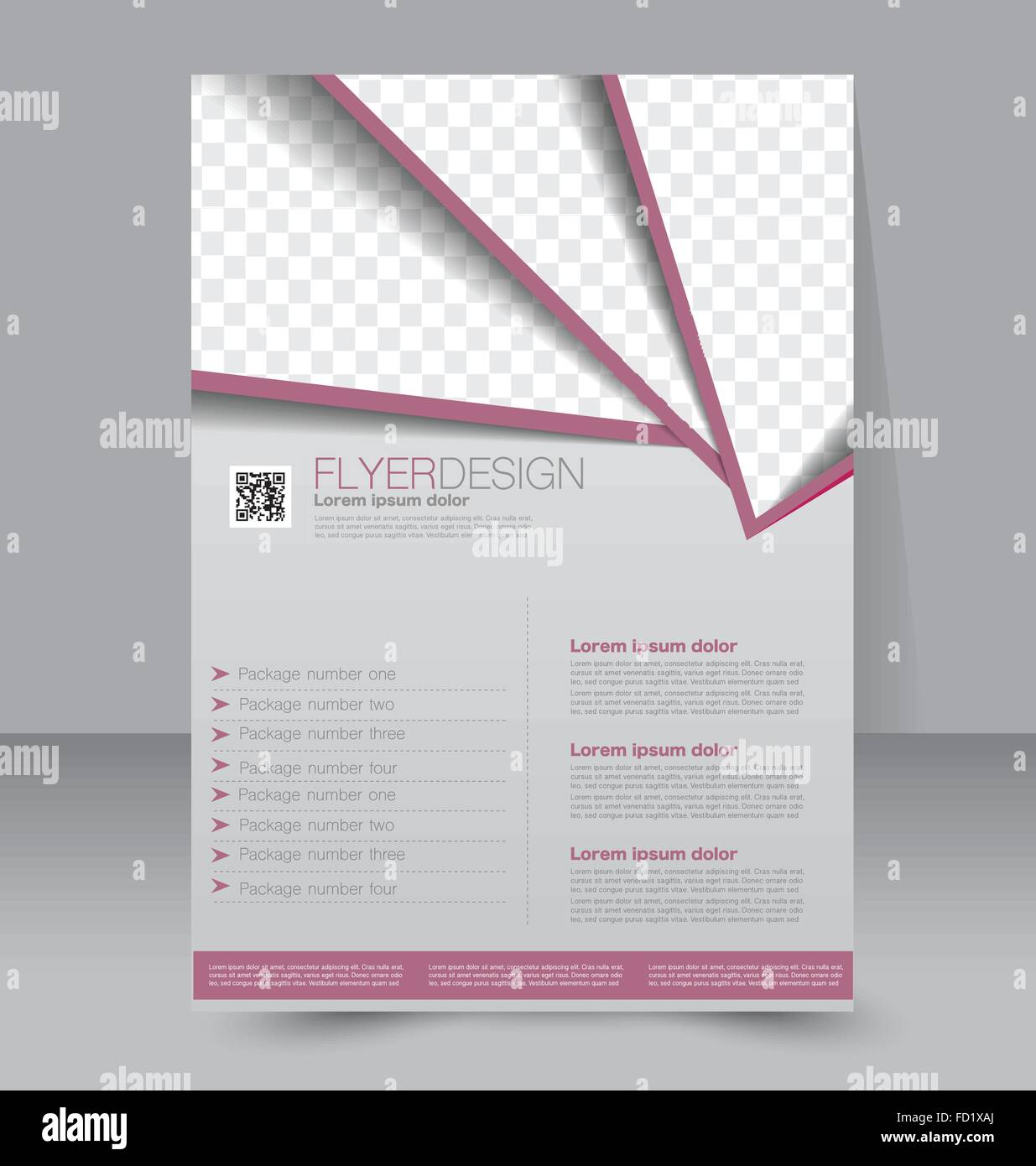 Flyer Design Vorlage Deckblatt Fur Jahresbericht Broschure Hintergrund Stock Vektorgrafik Alamy