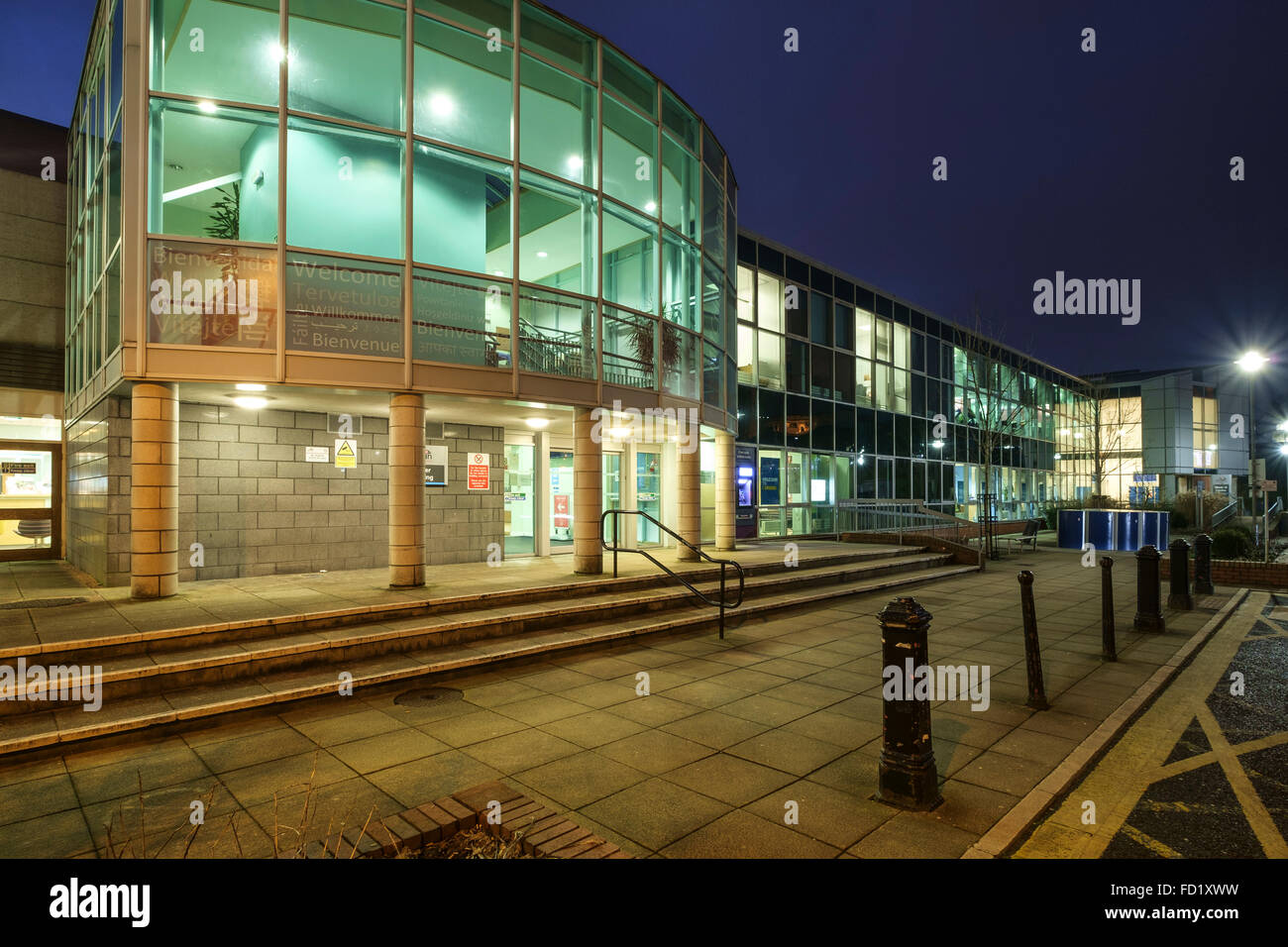 University of Central Lancashire (UCLAN) Hauptgebäude (Foster Gebäude) im Zentrum von Preston Stockfoto