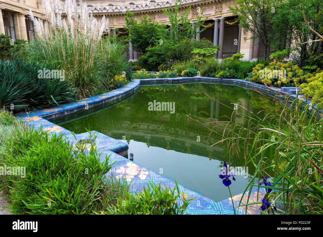 Petit Palais, Paris, Frankreich, Garten, UNESCO-Weltkulturerbe Stockfoto