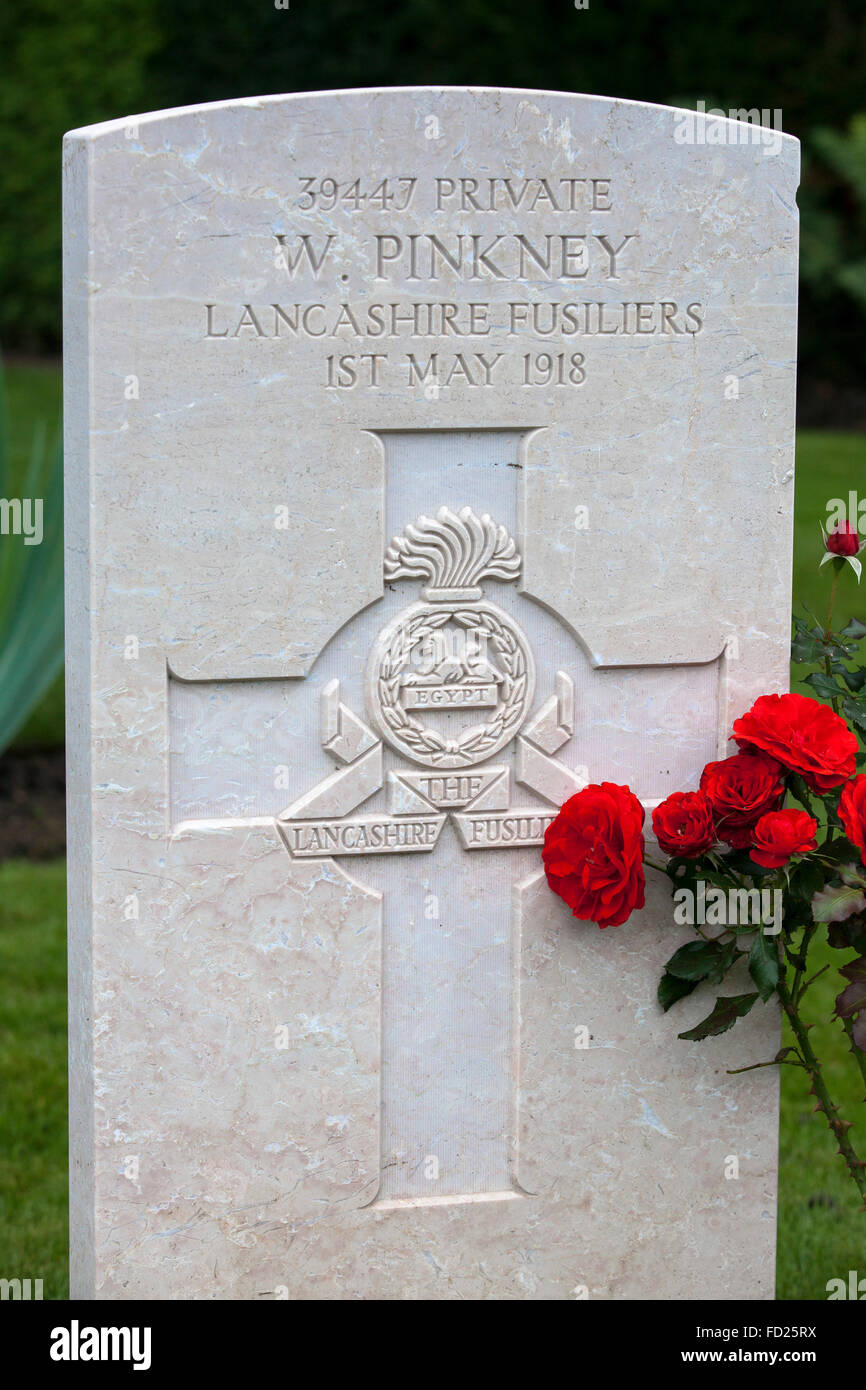 Europa, Deutschland, Nordrhein-Westfalen, Köln, Commonwealth Kriegsfriedhof Gräber Kommission innerhalb Südfriedhof Köln ich Stockfoto