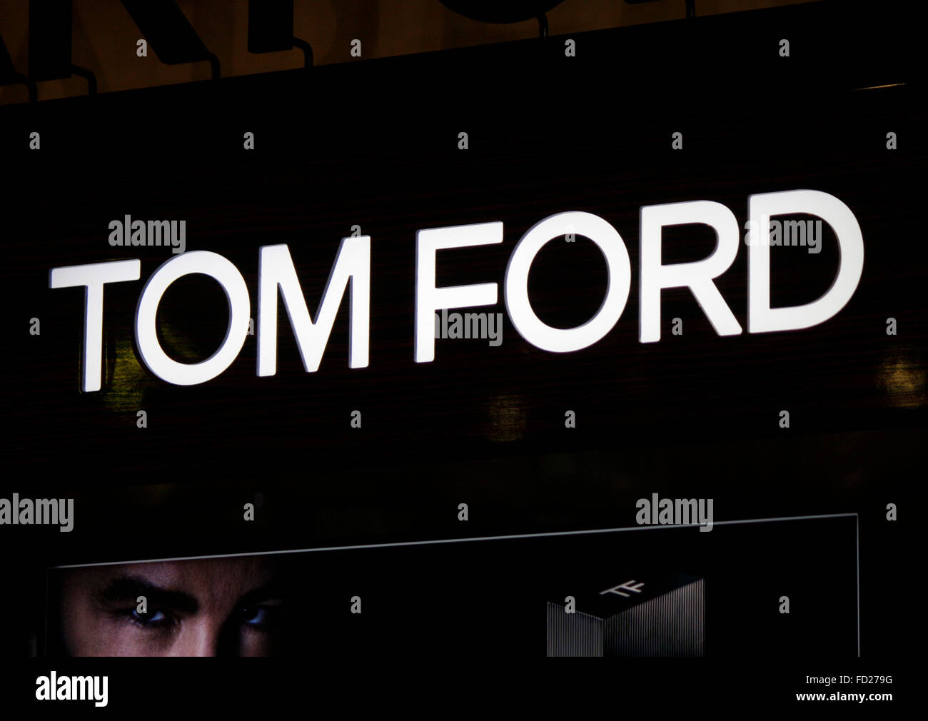Markenname: "Tom Ford", Berlin. Stockfoto