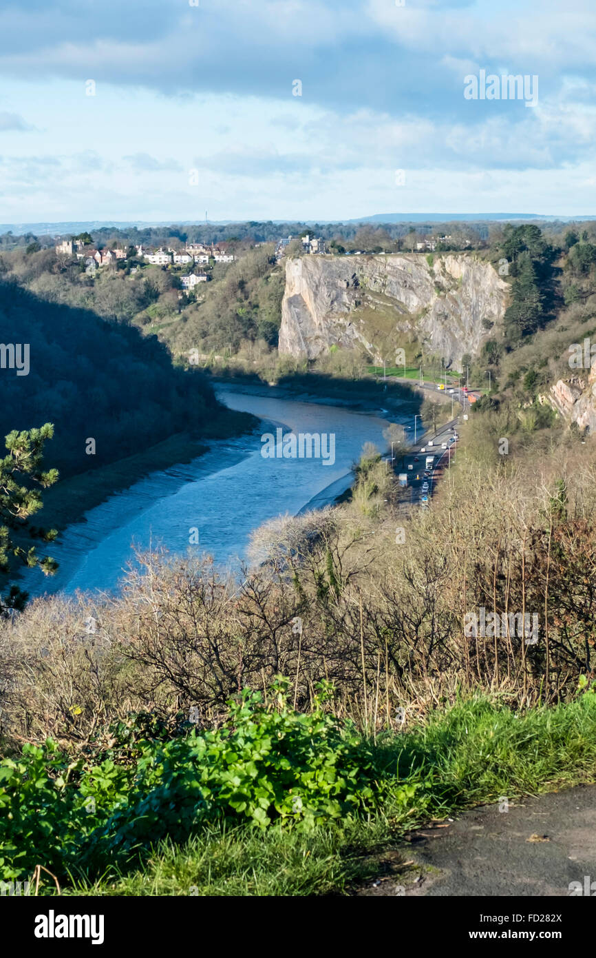 Clifton Bristol England Rover Avon und Avon-Schlucht Stockfoto