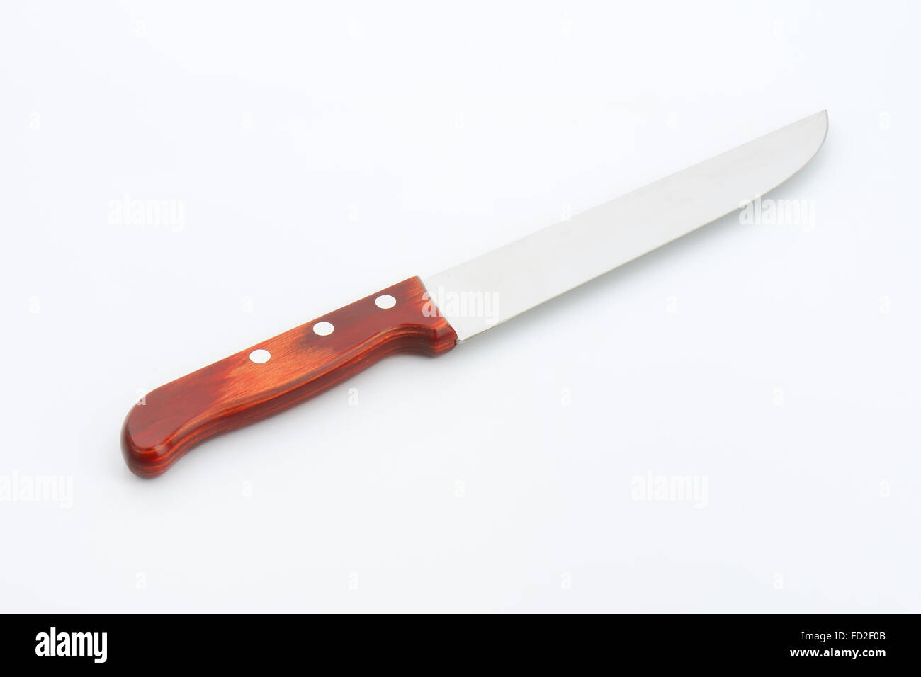 Schneiden Messer mit Holzgriff Stockfoto