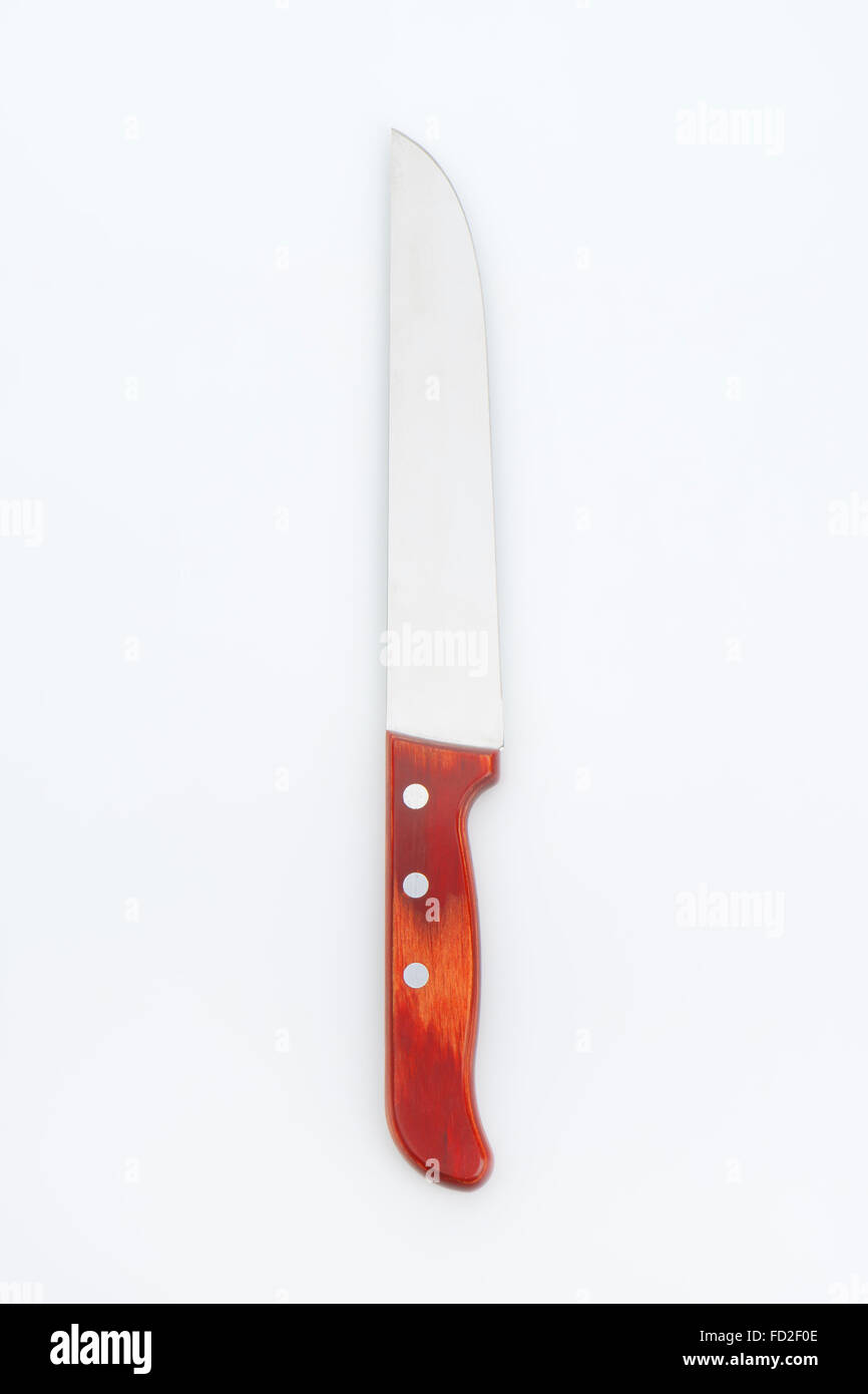 Schneiden Messer mit Holzgriff Stockfoto