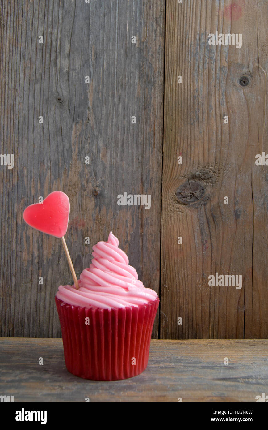 Sahne Kuchen mit Platz für text Stockfoto