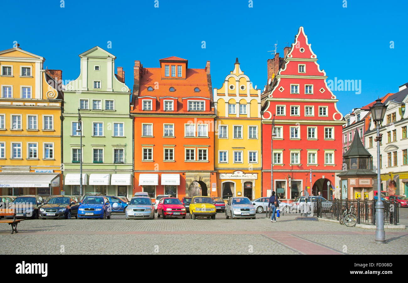 Altstadt in Wroclaw, Polen Stockfoto