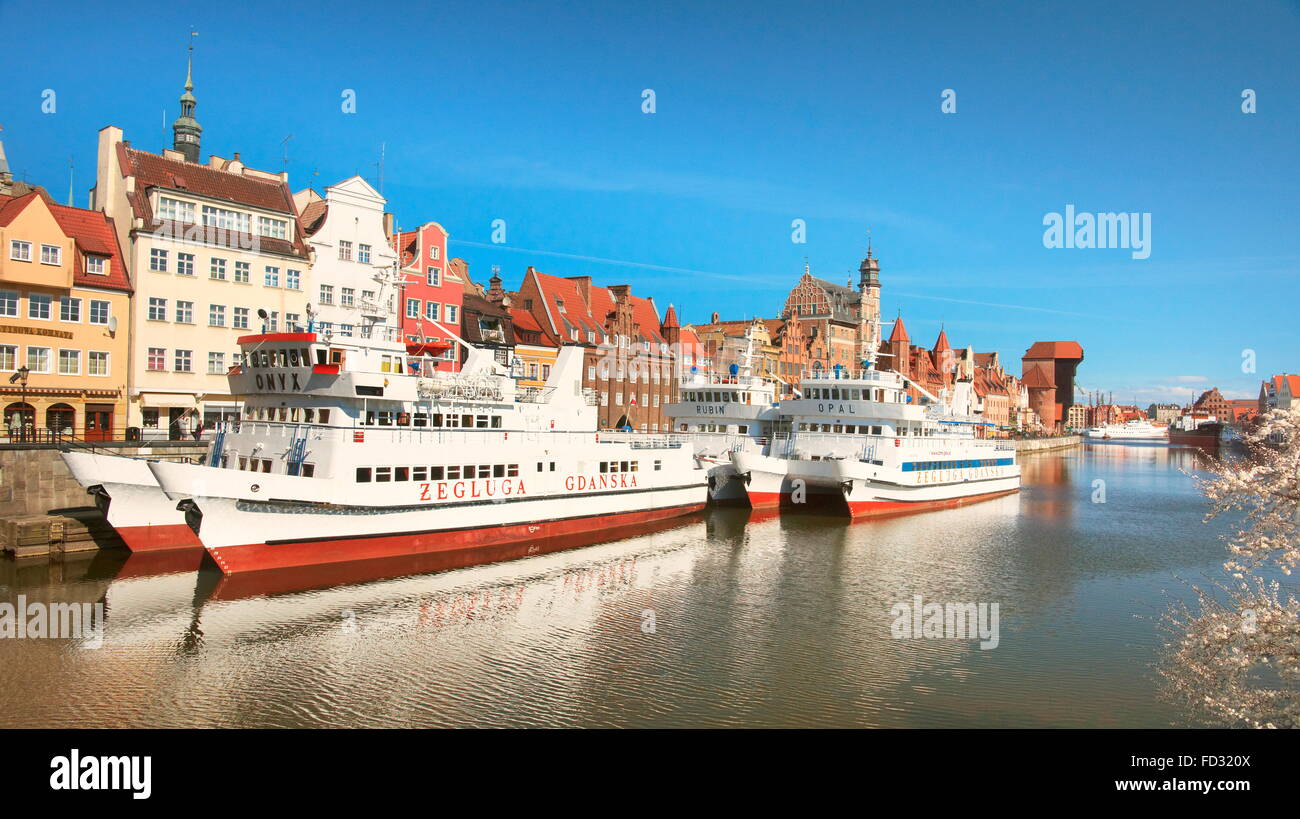 Altstadt in Danzig, Polen Stockfoto