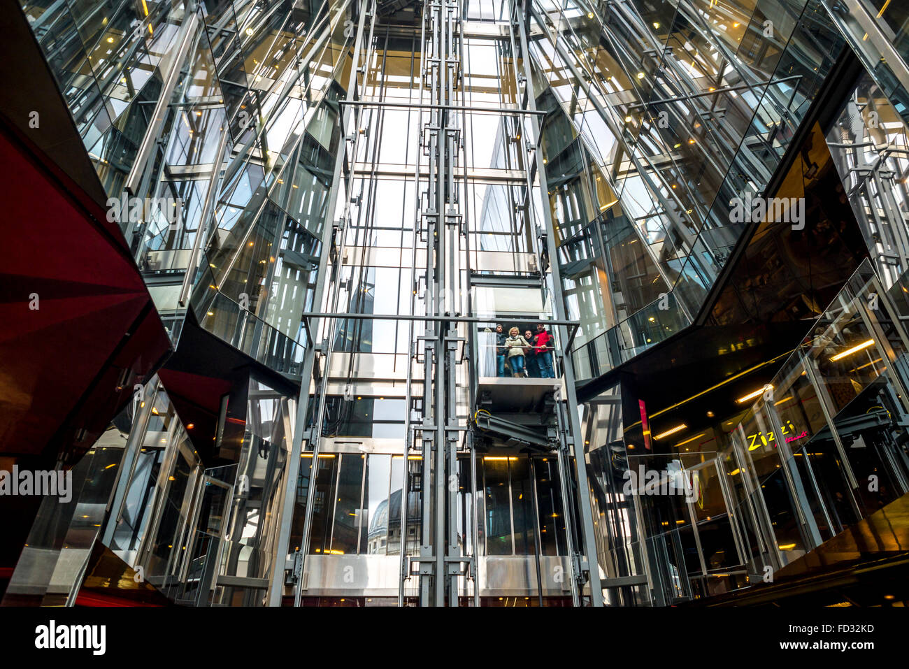 Moderne architektonische Blick auf eine neue Änderung, London Stockfoto