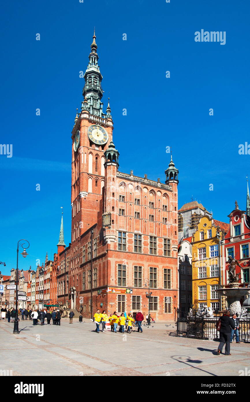 Die Altstadt in Danzig, Polen Stockfoto