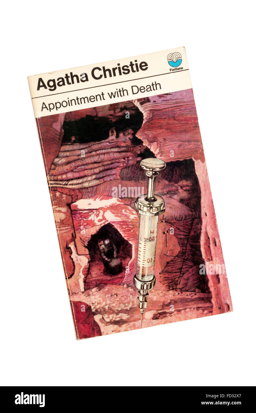 Collins Taschenbuchausgabe der Verabredung mit dem Tod von Agatha Christie.  Zuerst veröffentlicht in 1938. Stockfoto