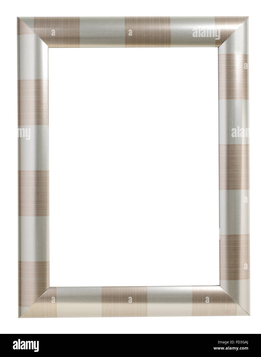 Silber Bilderrahmen Stockfoto