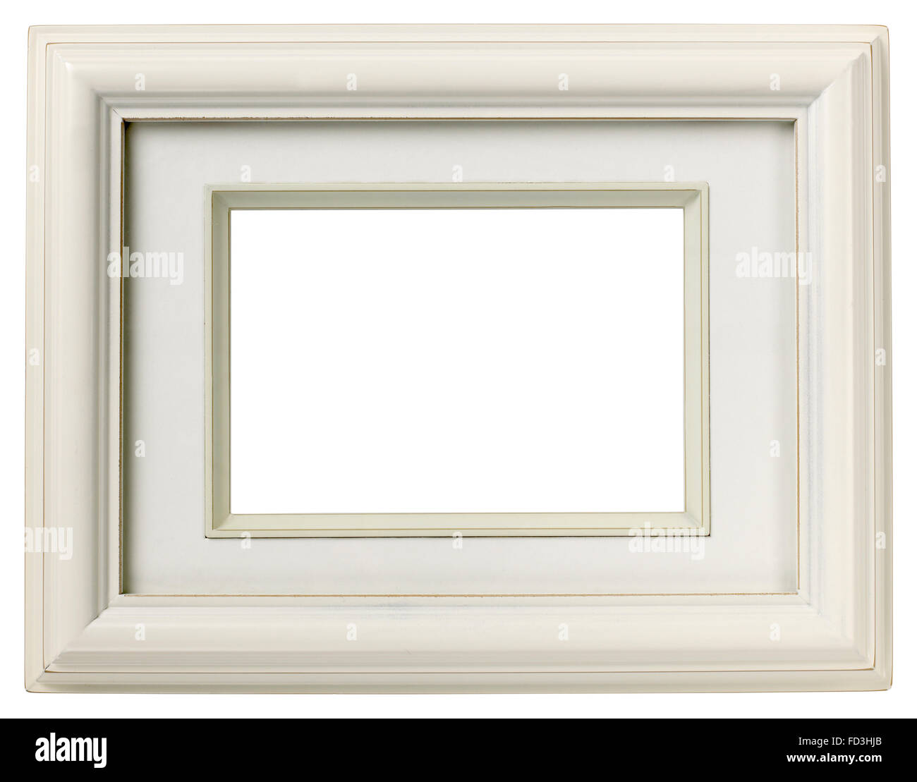 Weißer Bilderrahmen Stockfoto